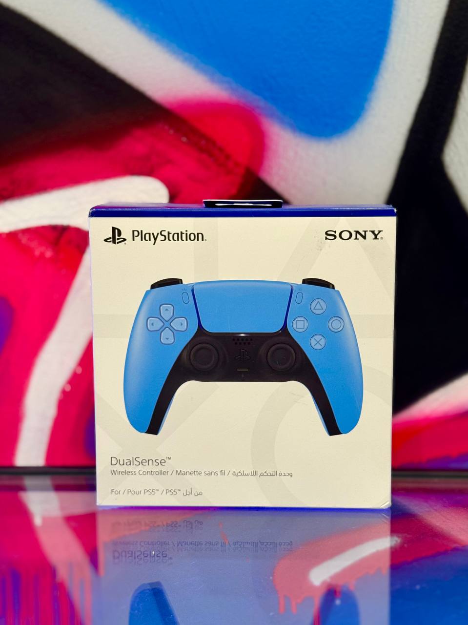 Джойстик PS 5 Голубой